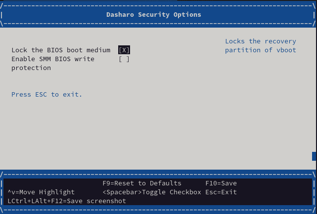 BIOS boot medium write-protection