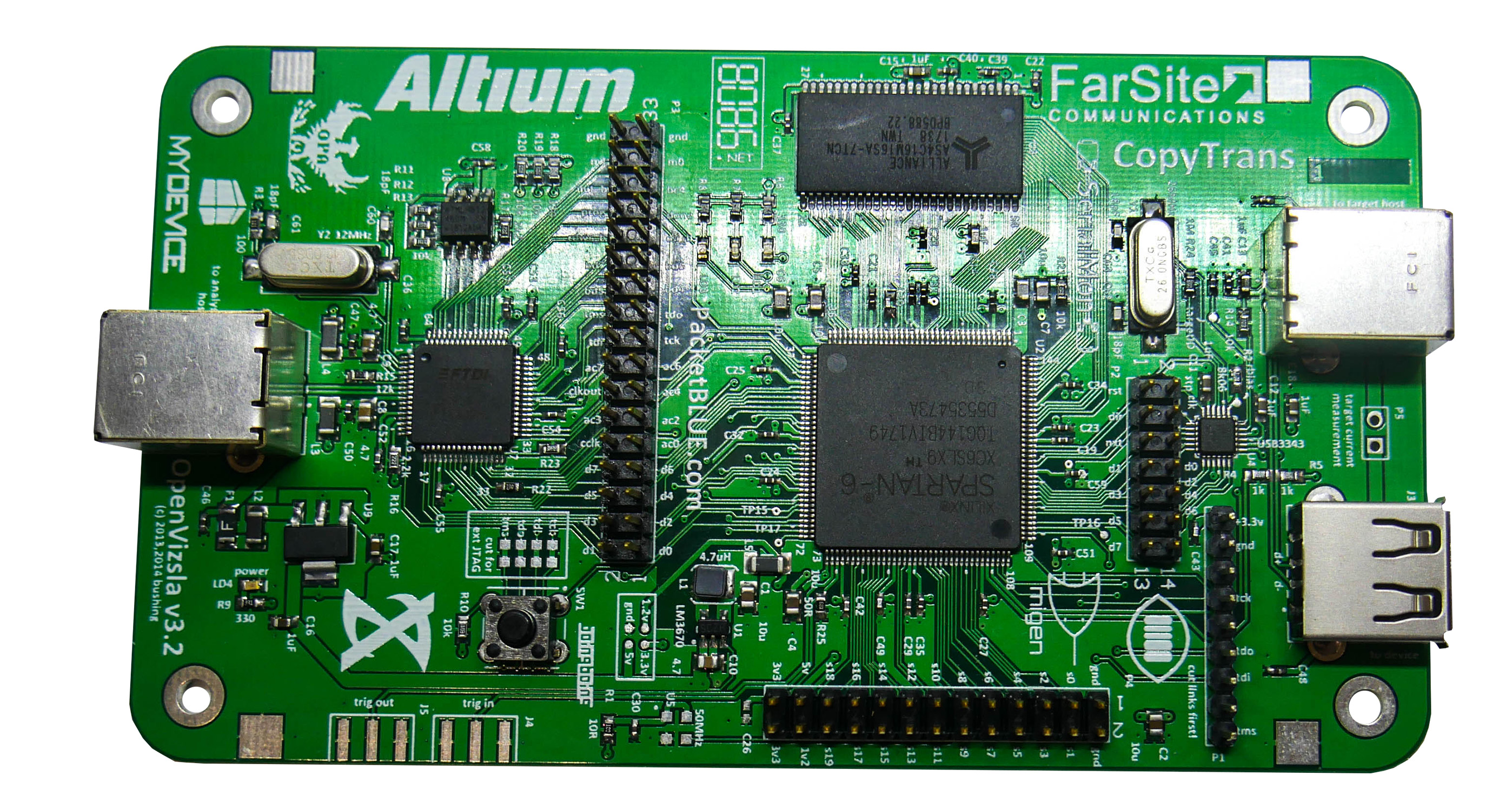 OpenVizsla v3.2 board